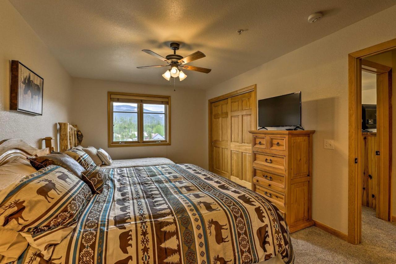 Mountain-View Condo With Deck Walk To Grand Lake Exterior foto